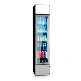Klarstein Berghain, chladnička na nápoje, 160 l, RGB vnútorné osvetlenie, 230 W, 2 – 8 °C, ušľachtilá oceľ